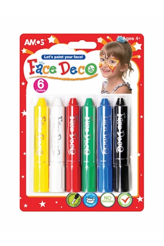 Amos Yüz Boyası - 6 Renk