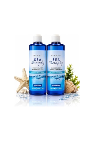 Farmasi Sea Therapy Şampuan ve Duş Jeli 2 x 500 ML