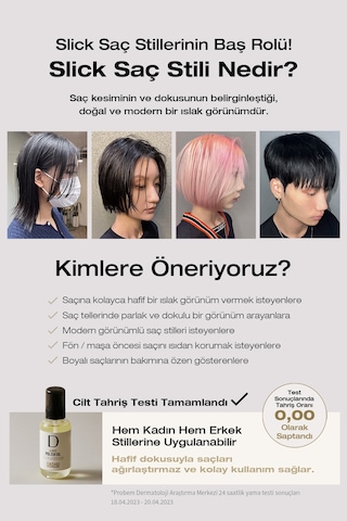 Dashu Pro Airy Polish Oil Saça Parlak Ve Islak Bir Görünüm Sunan Bitkisel Özler İçeren Saç Yağı