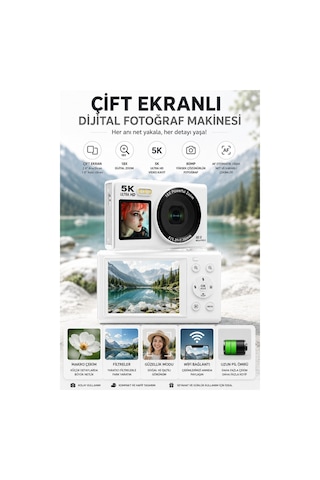 Robeve S150 5k Ultra Hd Dijital Fotoğraf Makinesi