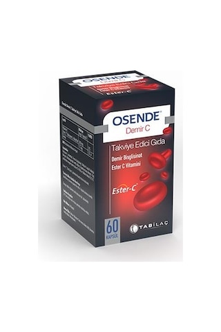 Osende Demir C - Demir Ester C Vitamini 60 Kapsül
