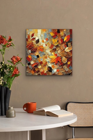 Sonbahar Mevsimi Kanvas Tablo 60x60cm