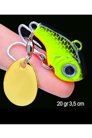 Jig Yem Vibrasyonlu Jig Yem Rapala Lures Yapayyem 20gr 3.5cmyeşil