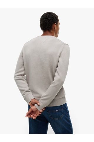 Tommy Hilfiger Tjm Slım Ess Sweater Ext Erkek Gri Kazak - Dm0dm21787