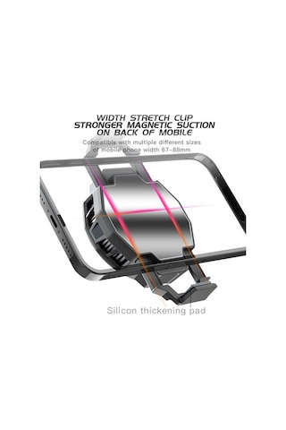 Didadodo Hızlı Soğutma Ve Sessiz Çalışma Güçlü Performans Taşınabilir Telefon Soğutucu Pedi - 67-88mm Uyumlu