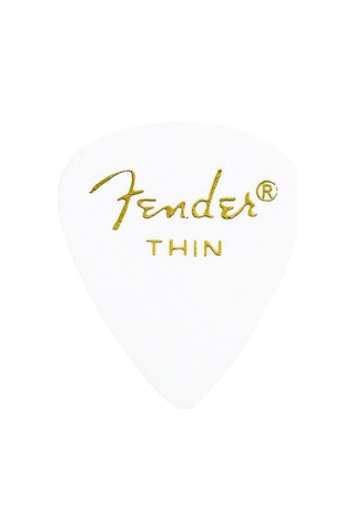 Fender 351 Shape Classic Picks White - Thin - 1 Adet Pena