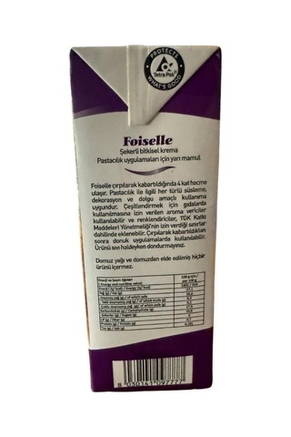 Csm Foiselle Şekerli Sıvı Şanti 1 Lt Profesyonel Kullanıma Uygun