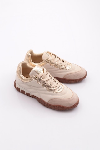 Dgn B0033 Kadin Spor Ayakkabi Bej