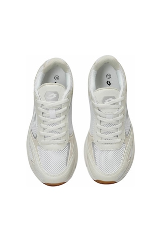 Lotto Stormı Kadın Fileli Yüksek Taban Kadın Günlük Sneaker Ayakkabı Bej-kırık Beyaz Bej - Kırık Beyaz