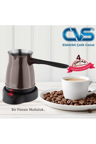 Cvs DN 19833 Elektrikli Çelik Cezve
