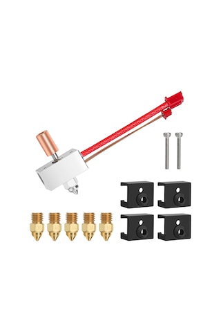 Sointeresting Sprite Ekstruder Yükseltme Isıtıcı Blok Kiti Yüksek Sıcaklık 300 Titanyum Isı Kesici Ender 3 S1/ender3 S1 Pro İçin