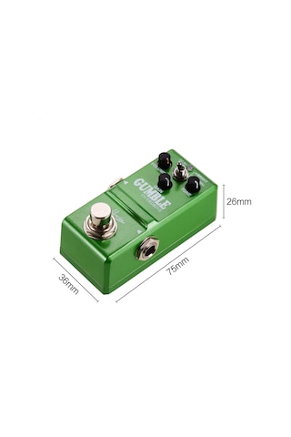 Ruicoo Rowin Ln-315 Elektro Gitar Efekti, Dumble Stili Yumuşak Overdrive, Normal/aydınlatıcı Mod, Gerçek Bypass, Çinko Alyüminyum Kasa