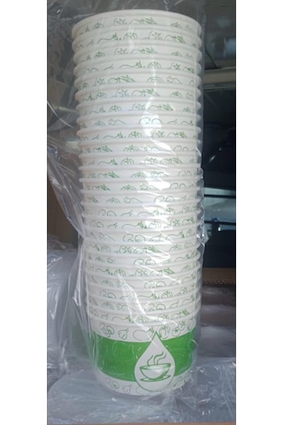 16 Oz Şeffaf Kapaklı Karton Çorba-aşure Kasesi 50 Adet