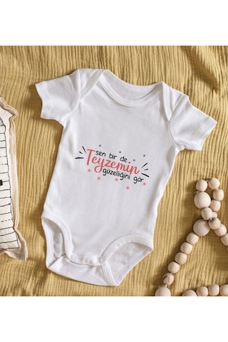 Bitmeyenkartus Bk Kids Sen Bir De Teyzemin Güzelliğini Gör Tasarımlı Bebek Body Çok Renkli