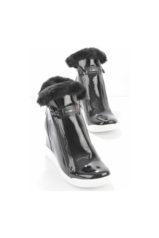 Bambi Siyah Kadın Bot & Bootie K02628020608 Siyah