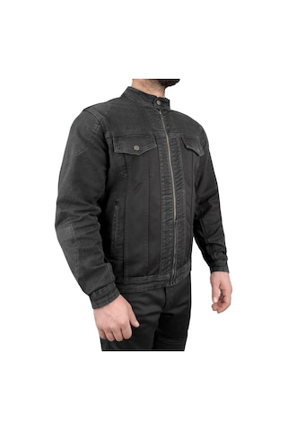 The Biker Jeans Grey Ice Korumalı File Motosiklet Kot Montu Erkek