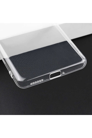 Huawei P50 Pro Kılıf Uzrm Süper Silikon Kapak - Renksiz Renksiz