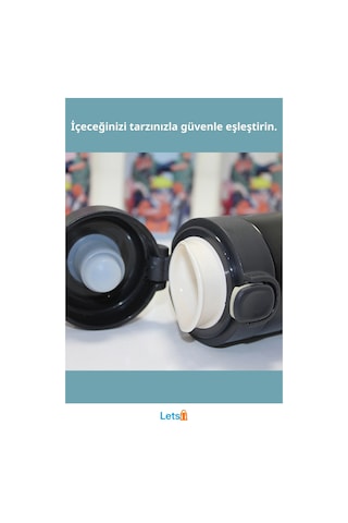 Naruto Temalı Paslanmaz Çelik Anime Baskılı Termos Sızdırmaz 500ml Çok Renkli