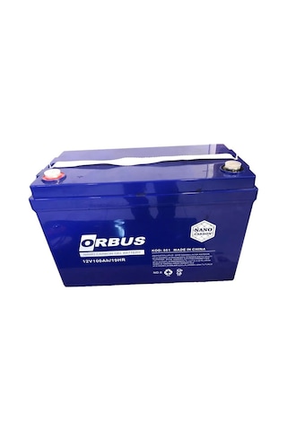 12 Volt 100 Ah Karbon Jel Akü Orbus