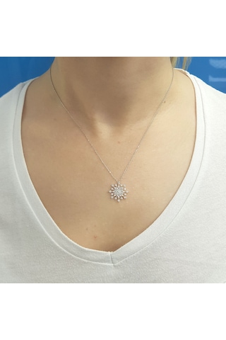 Lova Pırlanta Büyük Kar Tanesi Kolye - 2040167