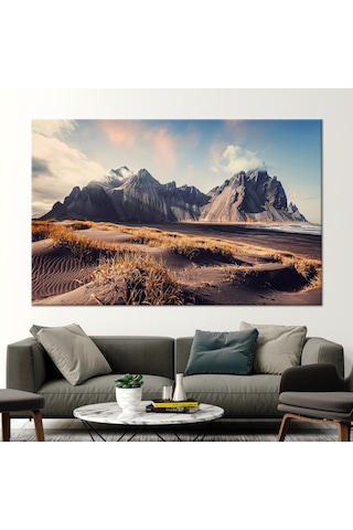 80x110 Cm 1 Parça Kanvas Tablo, Izlanda Kanvas Dekor