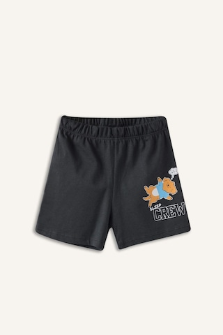 Defacto Baskılı 2li Pijama Takımı Erkek Bebek H4026a526hsar202 Antrasit-ar202