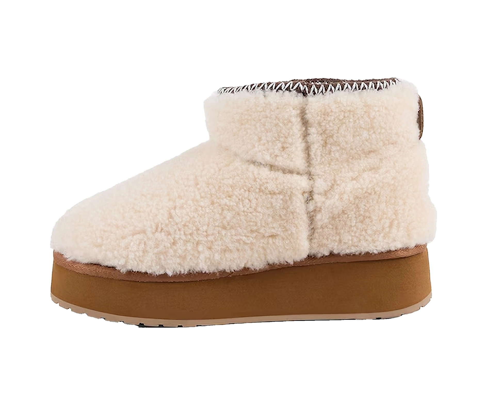 Emu Australia Emu Australia Stinger Micro Flatform Teddy Kadın Beyaz Bot 6114 Beyaz
