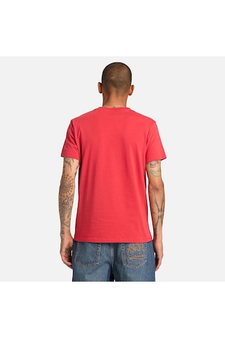 Timberland Dunstan River Short Sleeve Tee Erkek T-shirt-33633 Kırmızı