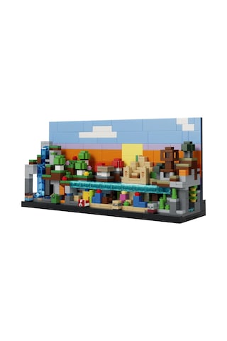 LEGO® Minecraft® Mini Biyomlar 21589 - 12 Yaş ve Üzeri Çocuklar için 5 Mikrofigür İçeren Dekoratif Oyuncak Yapım Seti (797 Parça)