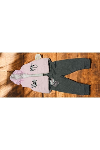 Yelek Swet Pantolon 3 Lütakım Pembe