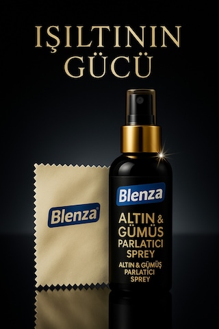 Blenza Mücevher Altın Gümüş Ve Takı Temizleme Parlatma Suyu 50 Ml Diğer