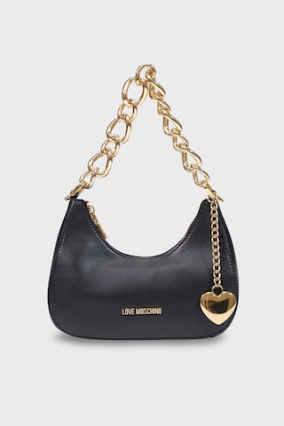 Love Moschino Logolu Zincir Detaylı Çıkarılabilir Askılı Çanta Bayan Çanta Jc4161pp1pl1400a Siyah