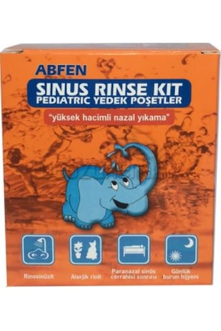 Abfen Sinus Rinse Pediatric Kit Yedek Poşetler 50 Adet