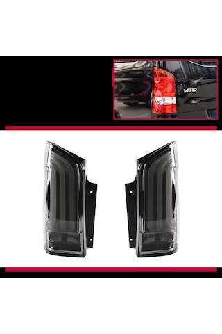 Autogp Mercedes Vito Stop Lambası Ledli Maybach Smoke W447 2016 / 2019 Bzvw447l2s