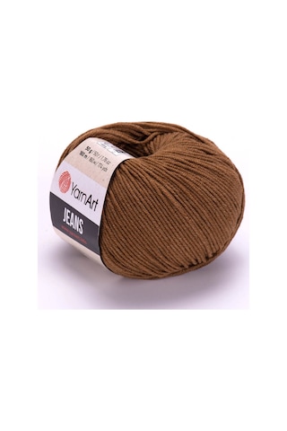 Jeans Amigurimi & Motif El Örgü İpi - 40 Kahve