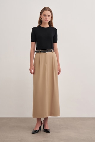 Aker 24aw01161111 Küçük Beden Etek 24aw01161111 038 Camel
