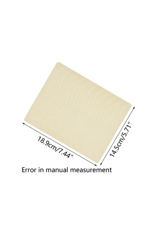 Gajeena Profesyonel Mikroblading Eğitim Derisi - 10 Çift Kaş Şekilli, Çift Taraflı Kullanım