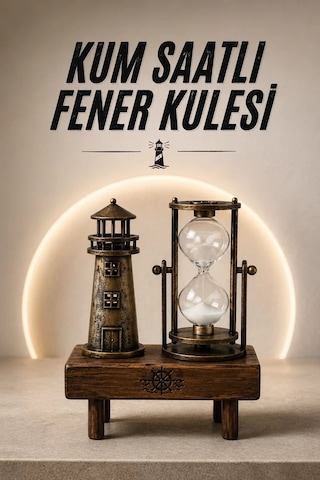 Northcity Eyfel Kulesi Ve Deniz Feneri Dekoratif Masa Biblosu Hediyelik - Şık Dekorasyon Öğesi