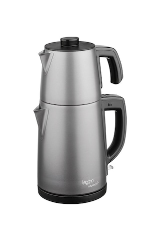 Leggno Gourmet Pro LE-GRM102STMGY Paslanmaz Çelik Çay Makinesi