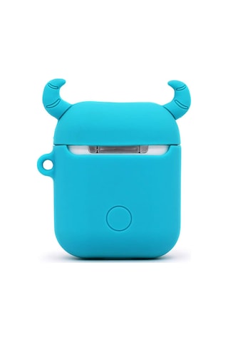 E2M Apple Uyumlu AirPods 1-2 KILIF DEV MONSTER MAVİ