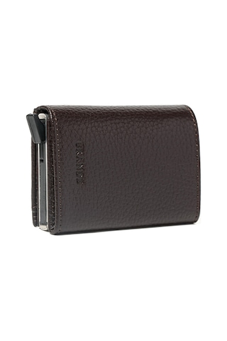 Kahve Cüzdan & Kartlık Unisex 725 Grande Deri Cüzdan Kartlık kahverengi