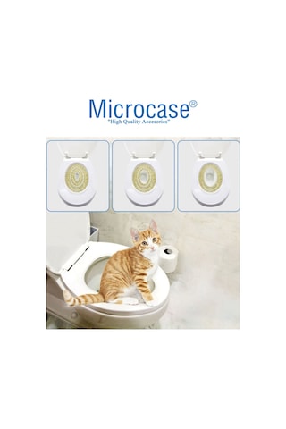Microcase Kedi Tuvalet Eğitim Seti Kedi Klozet Aparatı - AL3229