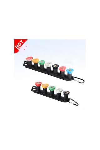 Geeksen Yüksek Basınçlı Çelik Fön Şekilli Sprey, 7 Renkli Taban Kilitli Ayna, Araba Yıkama Ve Temizlik İçin Uygun