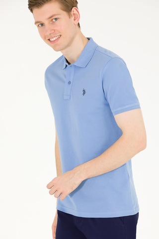 U.s. Polo Assn. Erkek Koyu Mavi Tişört Basic 50262933-vr032 Koyu Mavi