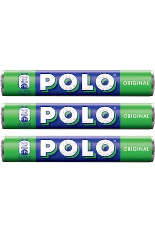 Polo Delikli Naneli Şeker 3 x 34 G