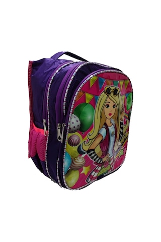 Newfull Lady Okul ve Beslenme folyolu Çantası Winks Mor