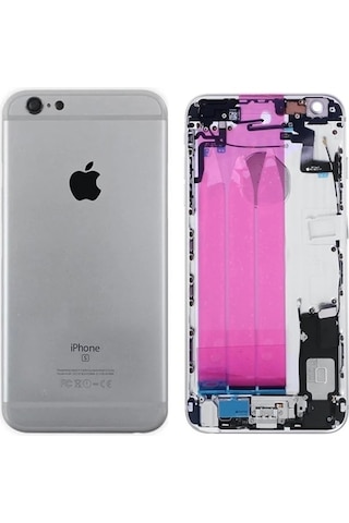 Apple Uyumlu iPhone 6s Plus Full Dolu Kasa Kapak + Tamir Seti Senalstore Koyu G