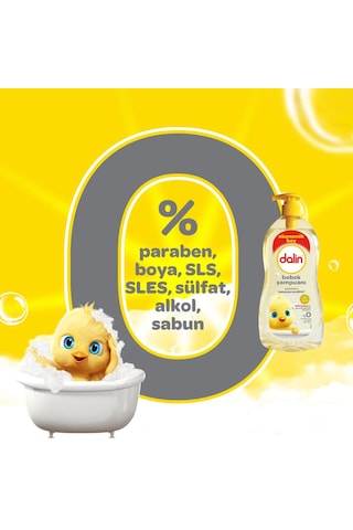 Dalin Klasik Pompalı Bebek Şampuanı 400 ml - YENİ AMBALAJ