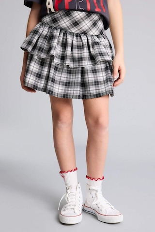 Defacto Flanel Etek Kız Çocuk H0723a826spbk27 Siyah-bk27