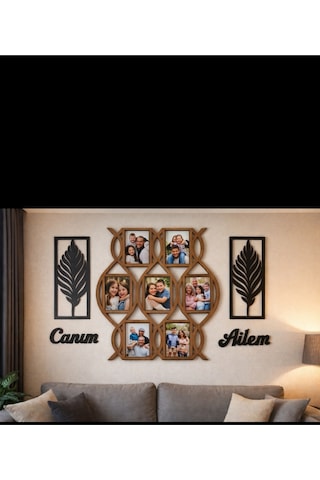 Resim Çerçevesi Şık Ve Modern 7li Resim İçi 10 15 Tamamı 68 Cmdir No 30042